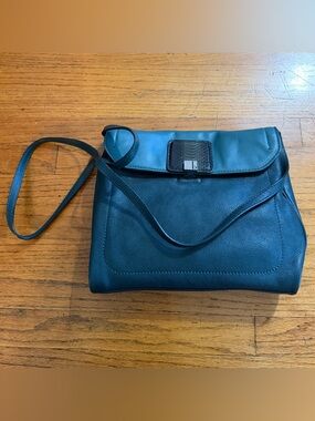 Botkier Teal / Green Leather Crossbody Bag